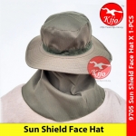 Sun Shield Face Hat / UV Sport Hat / Topi Jepun Soldier / Fishing Hat / Camping Hat / Sun Hat #9705 #日本军帽子 #防晒帽子